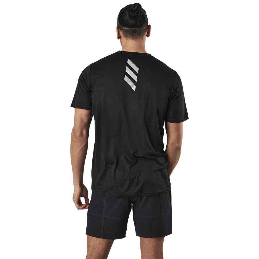 Adidas Fast Primeblue Tee Men Black / Reflective Silver