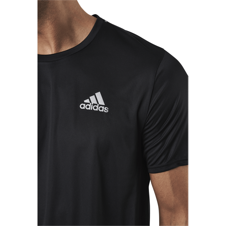 Adidas Fast Primeblue Tee Men Black / Reflective Silver