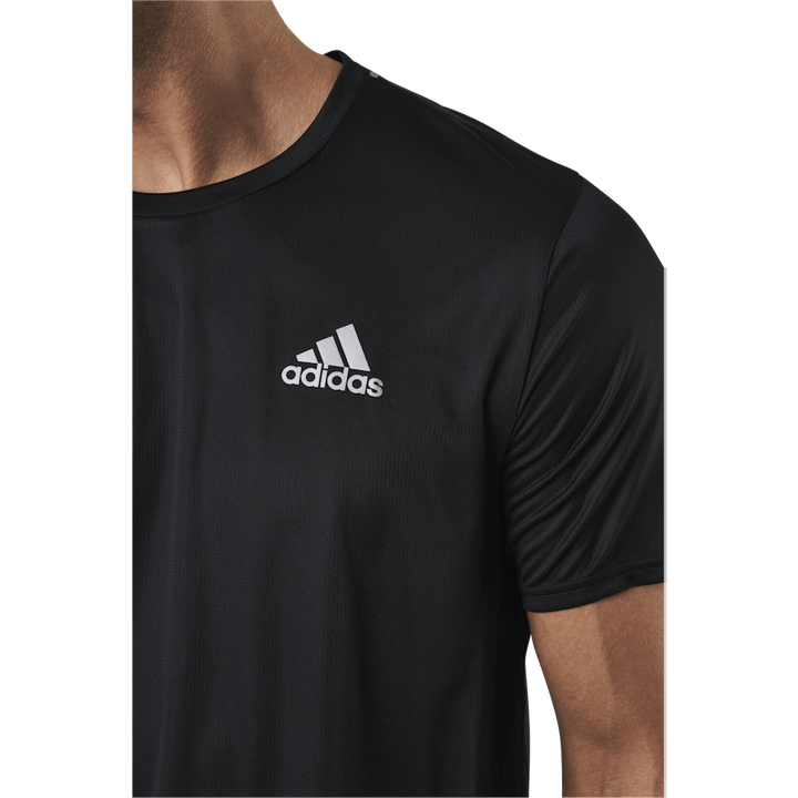 Adidas Fast Primeblue Tee Men Black / Reflective Silver