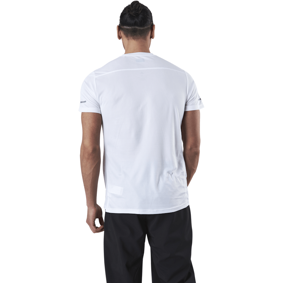 T-shirt Adidas Run It pour homme, blanc