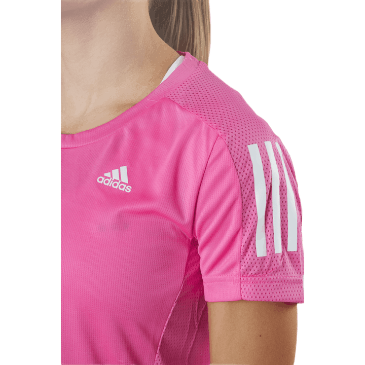 Adidas Own The Run Tee Women Screaming Pink