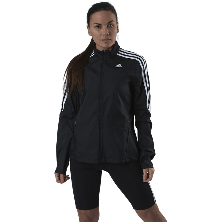 Adidas Marathon Jacket 3 Stripe Women Black