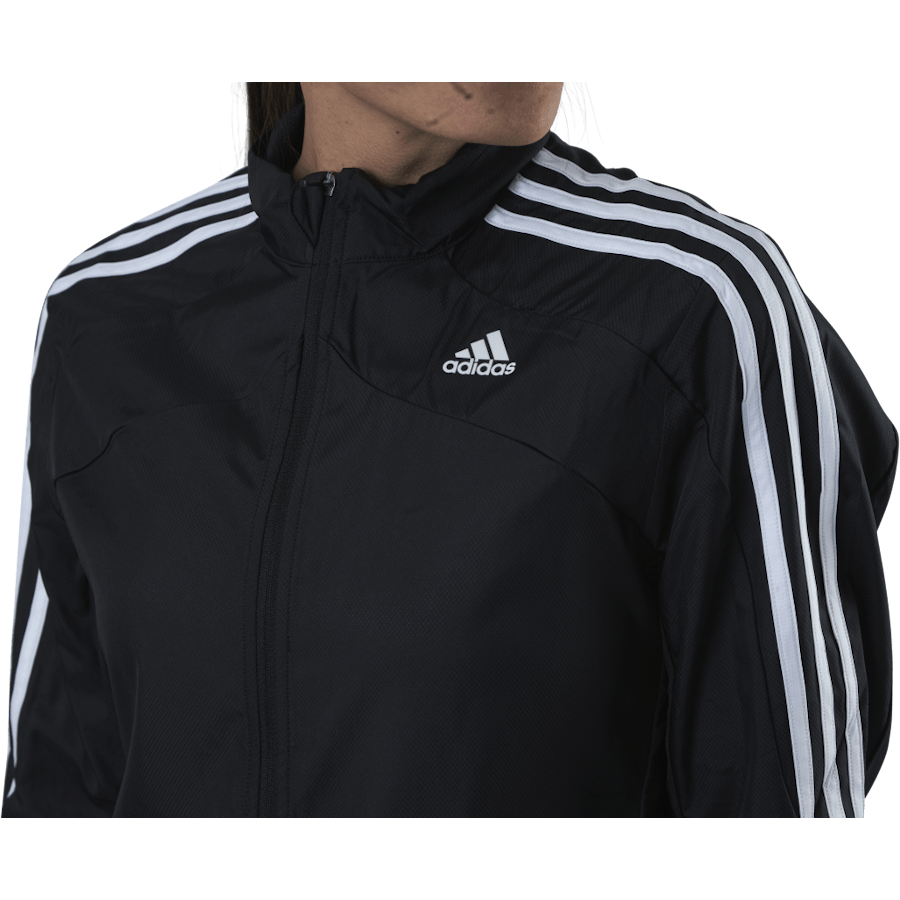 Adidas Marathon Jacket 3 Stripe Women Black