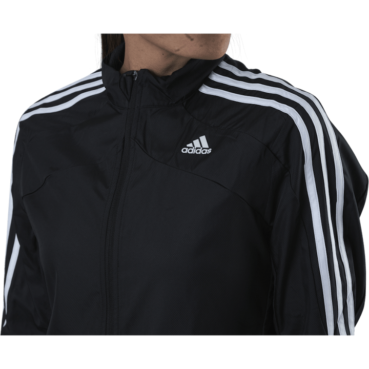 Adidas Marathon Jacket 3 Stripe Women Black