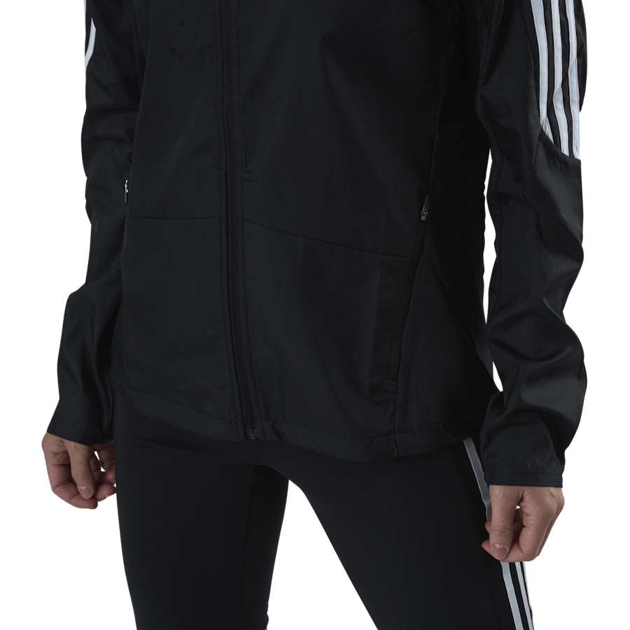 Adidas Marathon Jacket 3 Stripe Women Black