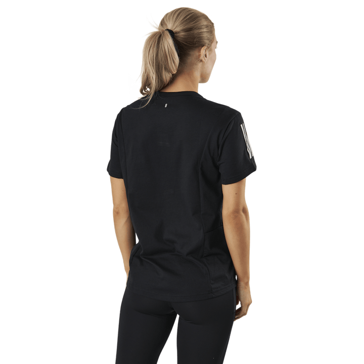Run It Space Race Tee Soft W Black