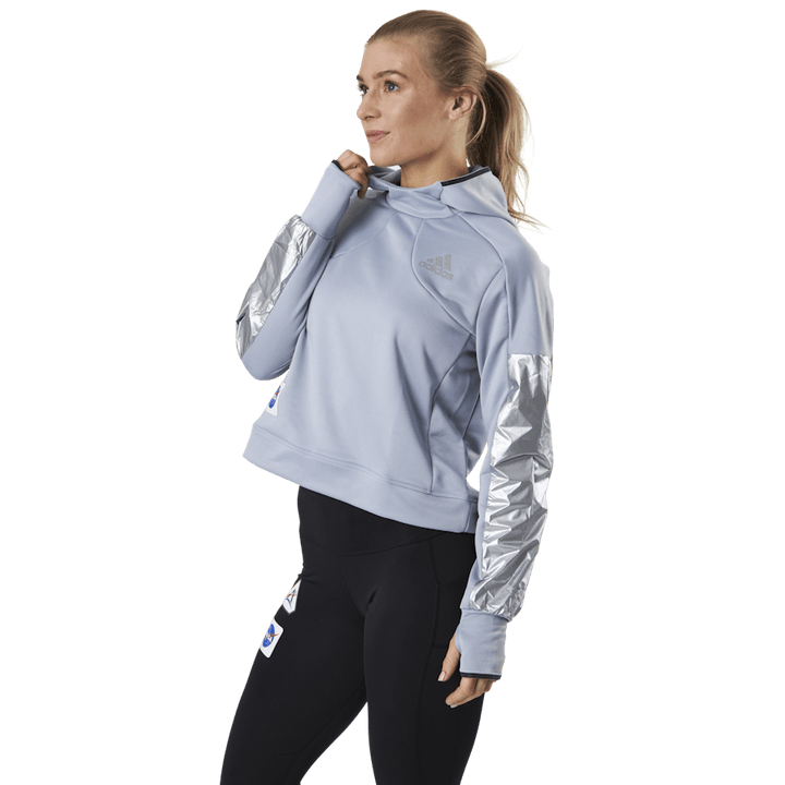 Sweat à capuche Space Race pour femme Halo Silver