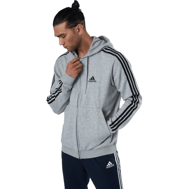 Essentials Full-Zip Hoodie Medium Grey Heather / Black