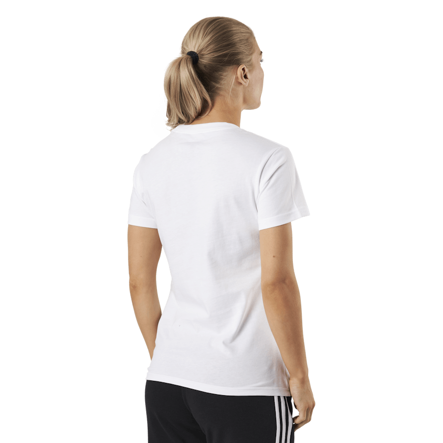 T-shirt Essentials Regular Blanc / Noir