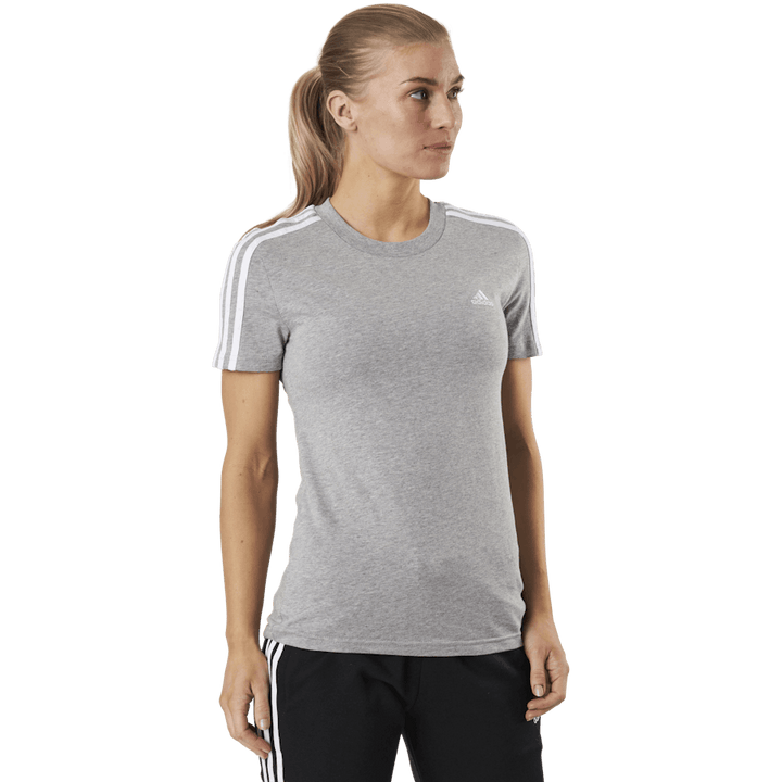 Essentials Slim T-Shirt Medium Grey Heather / White