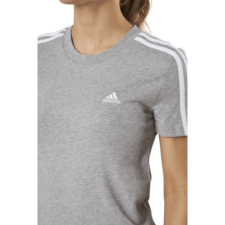 Essentials Slim T-Shirt Medium Grey Heather / White