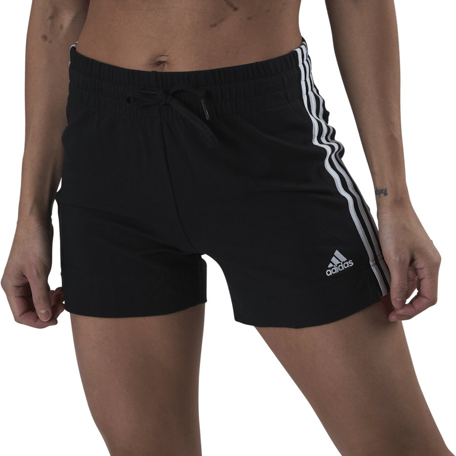 Essentials Slim Shorts Black / White