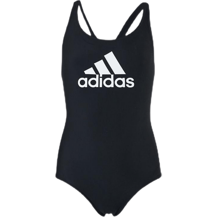Girls Badge Of Sports Swimsuit Black / White