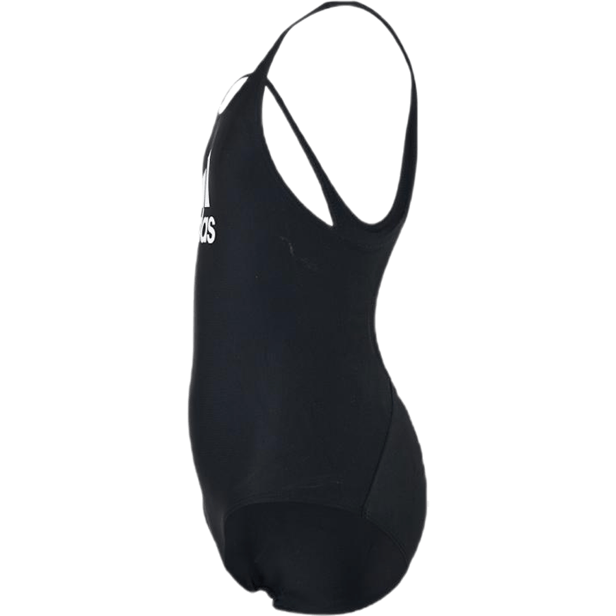 Girls Badge Of Sports Swimsuit Black / White