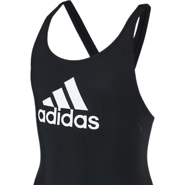 Girls Badge Of Sports Swimsuit Black / White