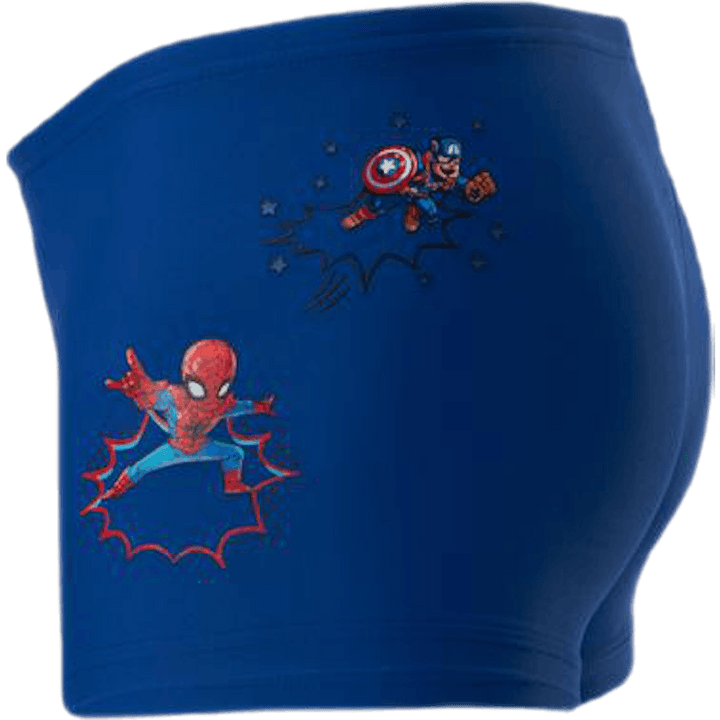 Marvel Superhero Boys Swim Brief Team Royal Blue / Vivid Red