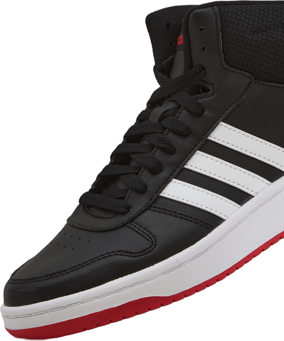 Hoops 2.0 Mid Shoes Core Black / Cloud White / Vivid Red