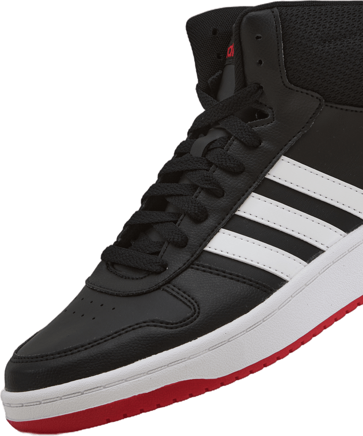 Hoops 2.0 Mid Shoes Core Black / Cloud White / Vivid Red