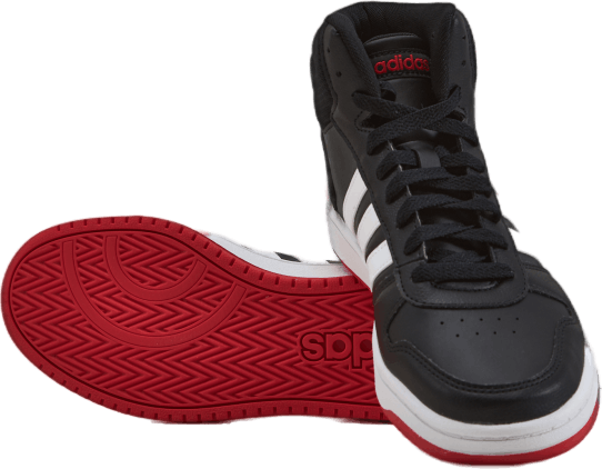 Hoops 2.0 Mid Shoes Core Black / Cloud White / Vivid Red
