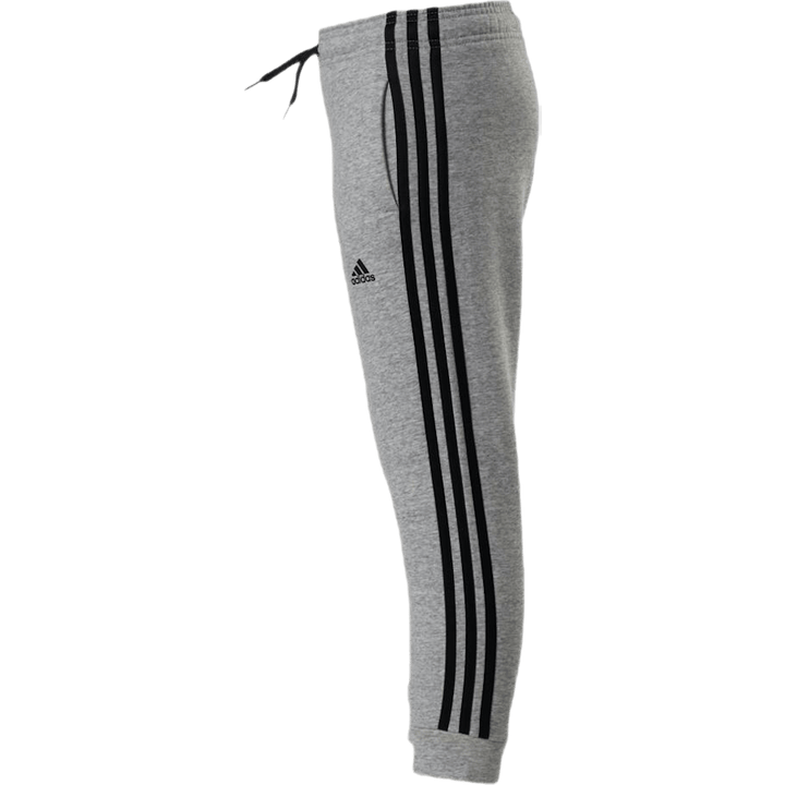 Pantalon Adidas Essentials 3 Stripes pour garçon, gris moyen chiné/noir