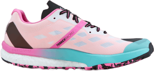 Terrex Speed Ultra Trail Running Shoes Cloud White / Acid Mint / Screaming Pink
