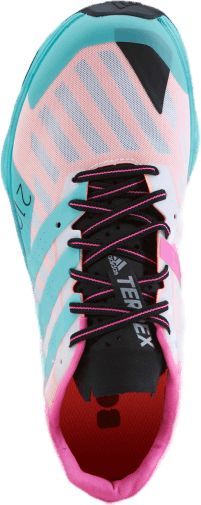 Terrex Speed Ultra Trail Running Shoes Cloud White / Acid Mint / Screaming Pink