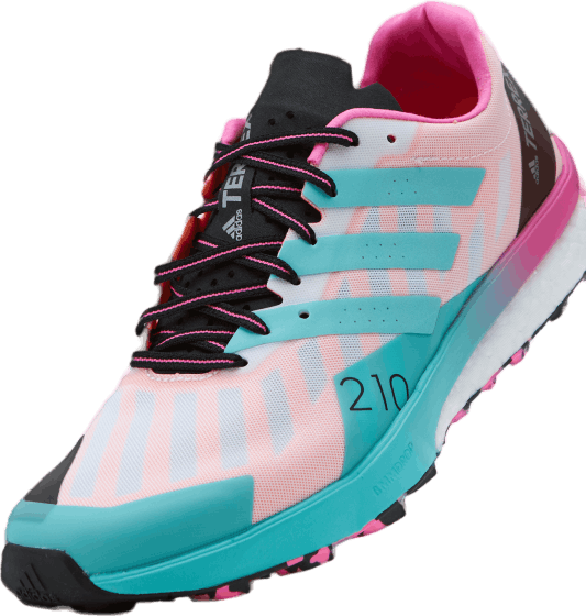 Terrex Speed Ultra Trail Running Shoes Cloud White / Acid Mint / Screaming Pink