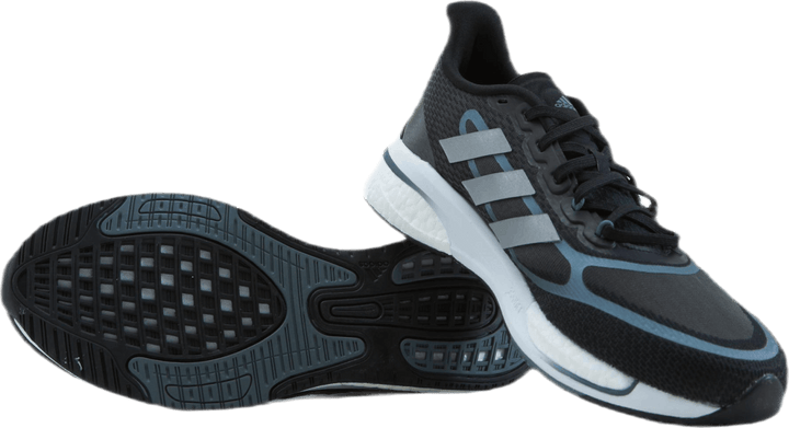Supernova+ Shoes Core Black / Silver Metallic / Blue Oxide