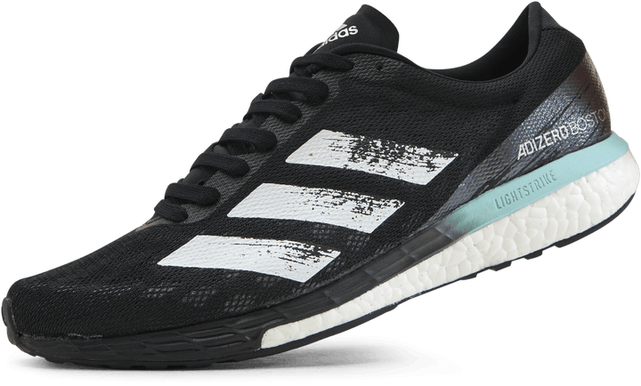Adizero Boston 9 skor Core Black / Cloud White / Clear Aqua