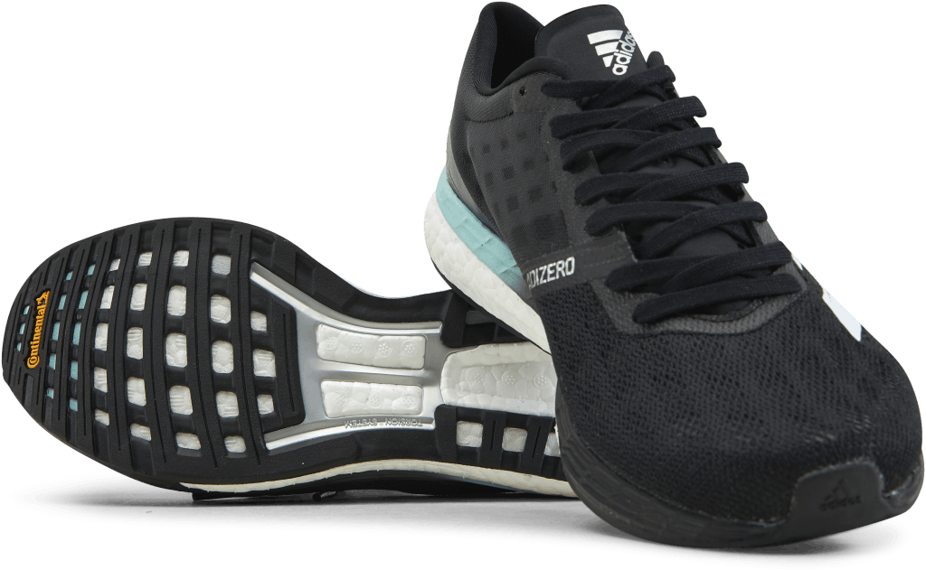 Adizero Boston 9 skor Core Black / Cloud White / Clear Aqua