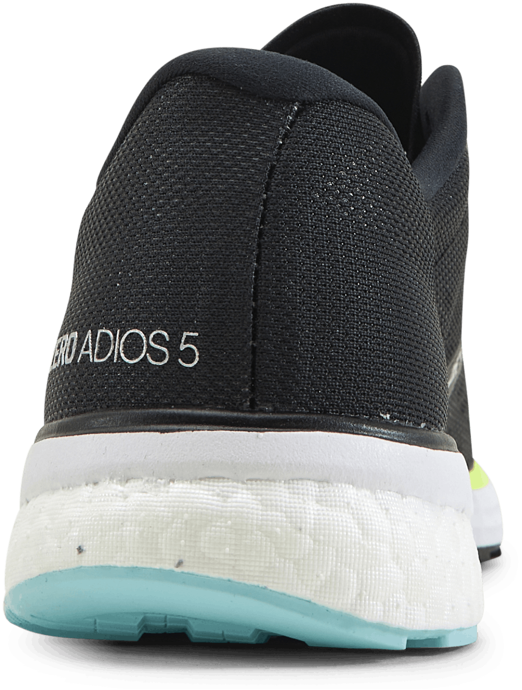 Adizero Adios 5 skor Core Black / Silver Metallic / Solar Yellow