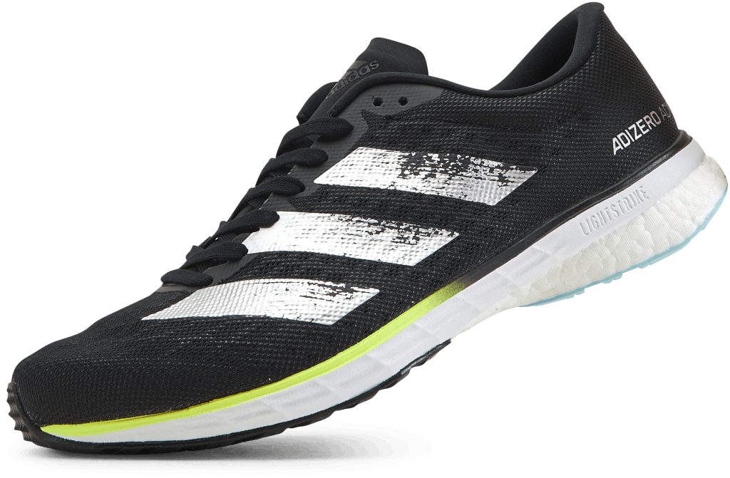 Adizero Adios 5 skor Core Black / Silver Metallic / Solar Yellow