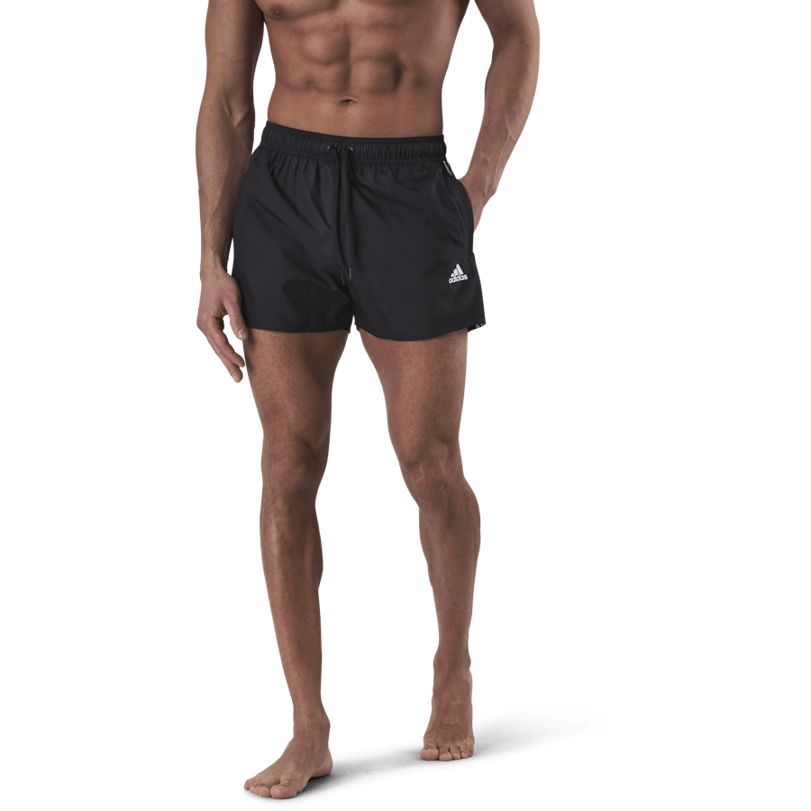 Very Short Length Classic 3Stripes Swim Short Black