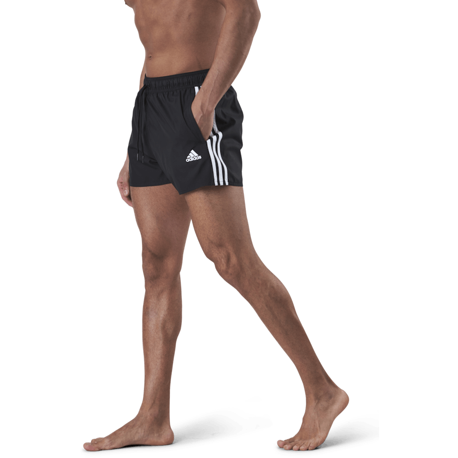 Very Short Length Classic 3Stripes Swim Short Black