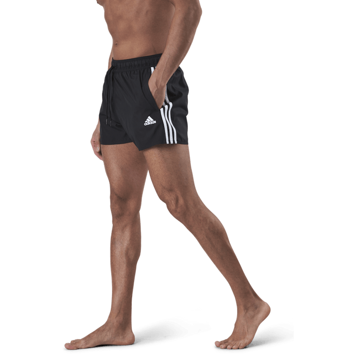 Very Short Length Classic 3Stripes Swim Short Black