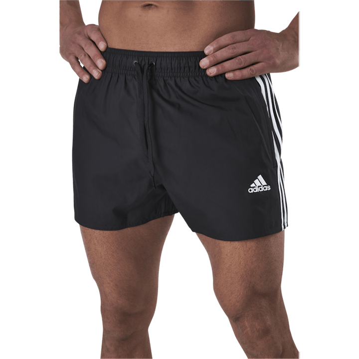 Very Short Length Classic 3Stripes Swim Short Black