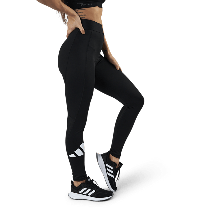 Techfit Adi Life Mid Rise Long Bos Tight Black / Black / White
