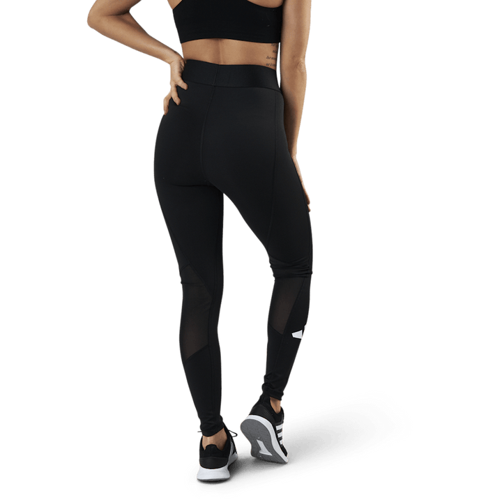 Techfit Adi Life Mid Rise Long Bos Tight Black / Black / White