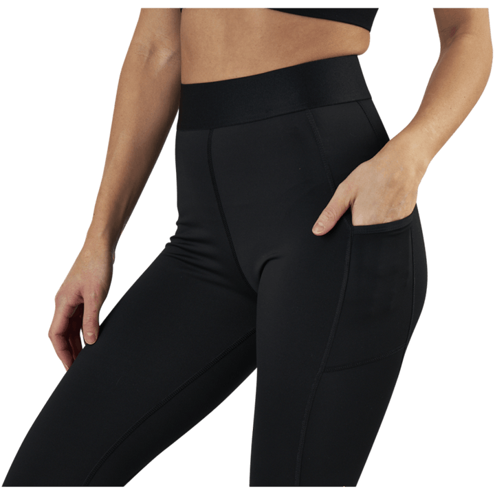 Techfit Adi Life Mid Rise Long Bos Tight Black / Black / White