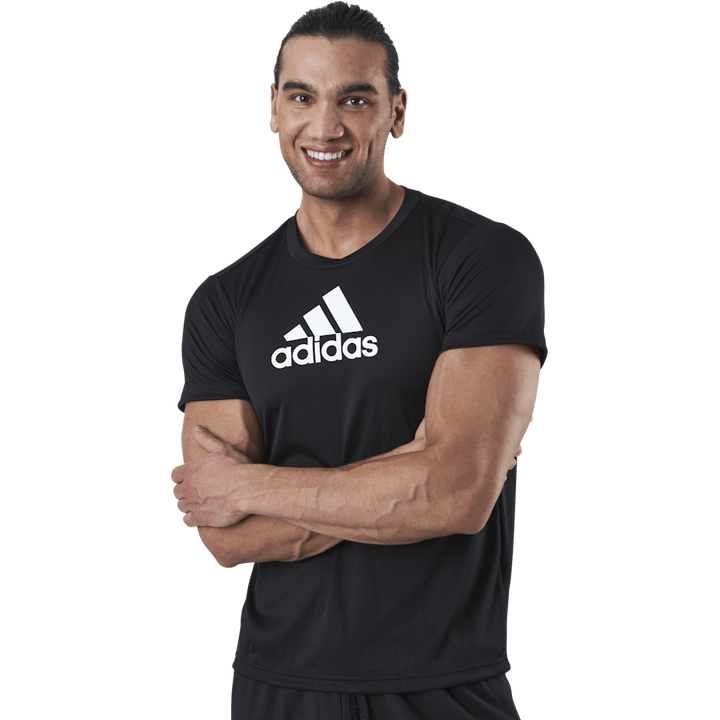 Logo Sport T-Shirt Schwarz/Weiß