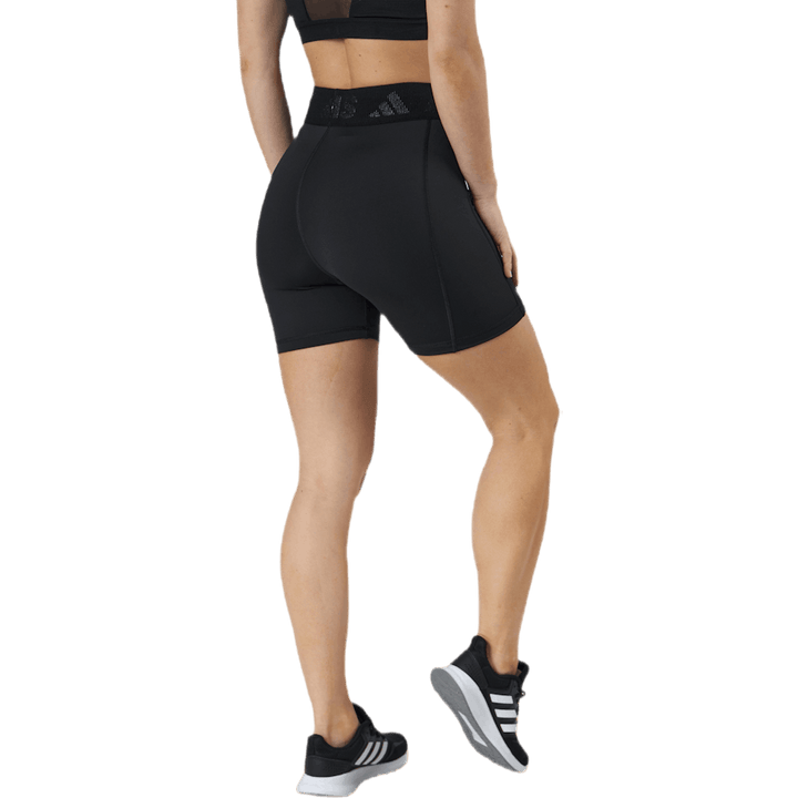 Techfit Short Branded Elastic T Black / White