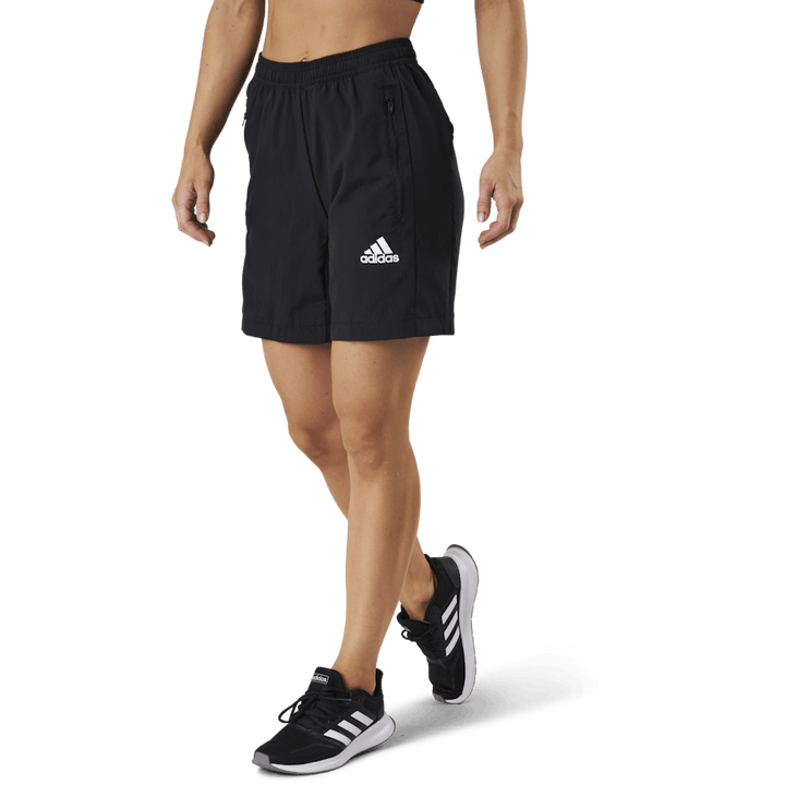 D2M Woven Short Schwarz