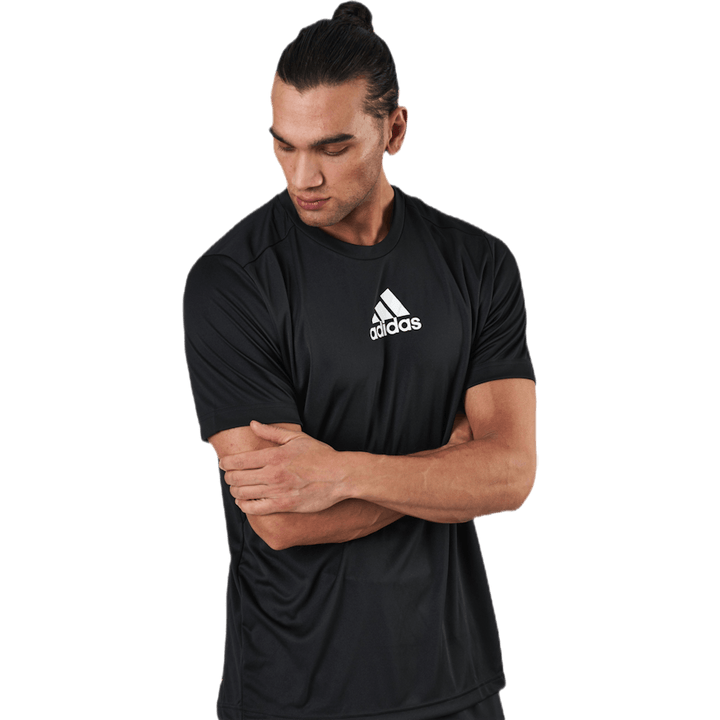 D2M 3 Stripes T-Shirt Black / White