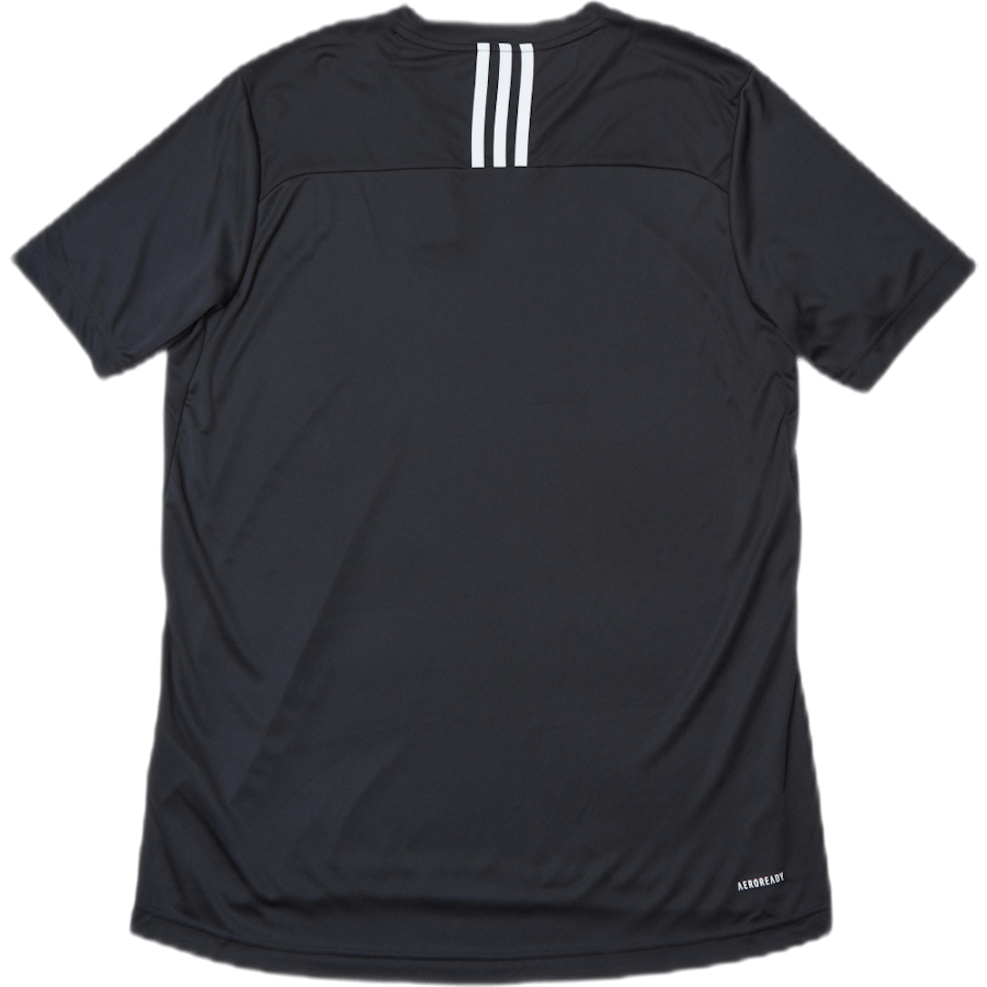 D2M 3 Stripes T-Shirt Black / White