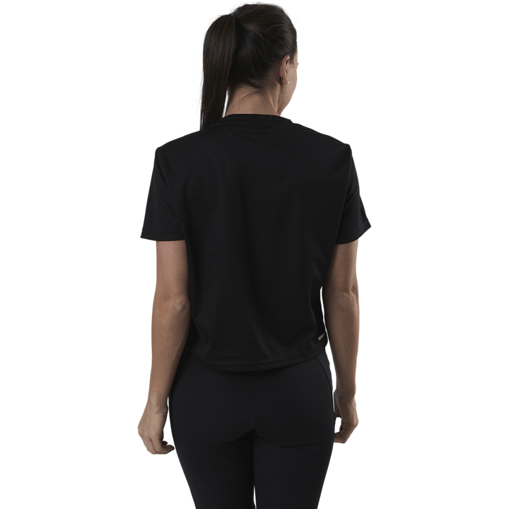 Cropped Logo Sport T-Shirt Black / White