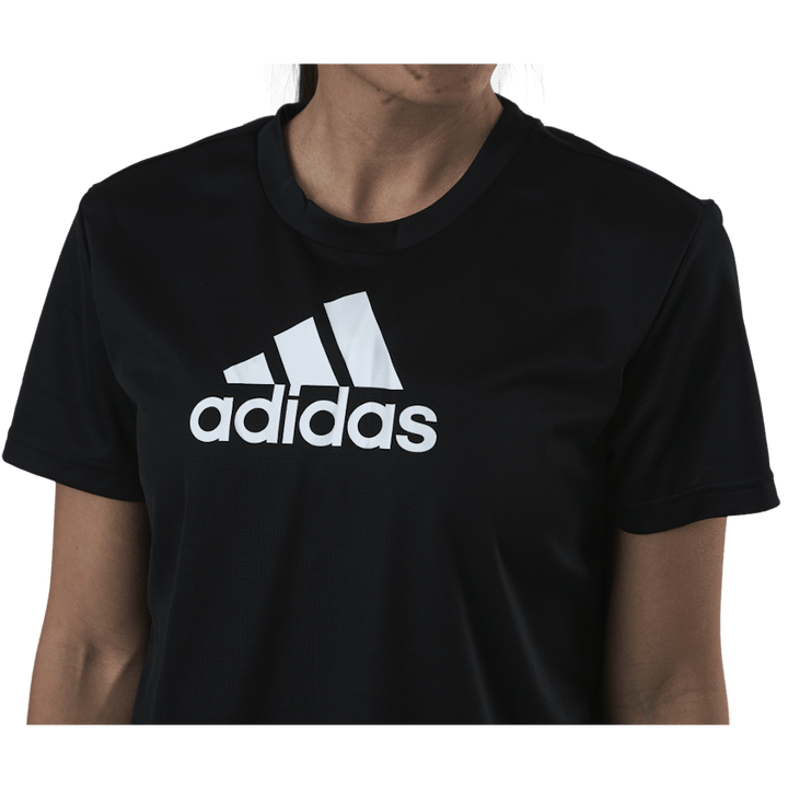 Cropped Logo Sport T-Shirt Black / White