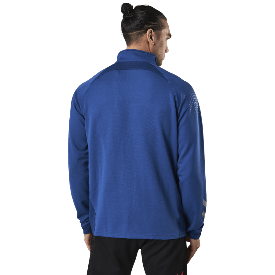 Poly Zip Jacket Blue