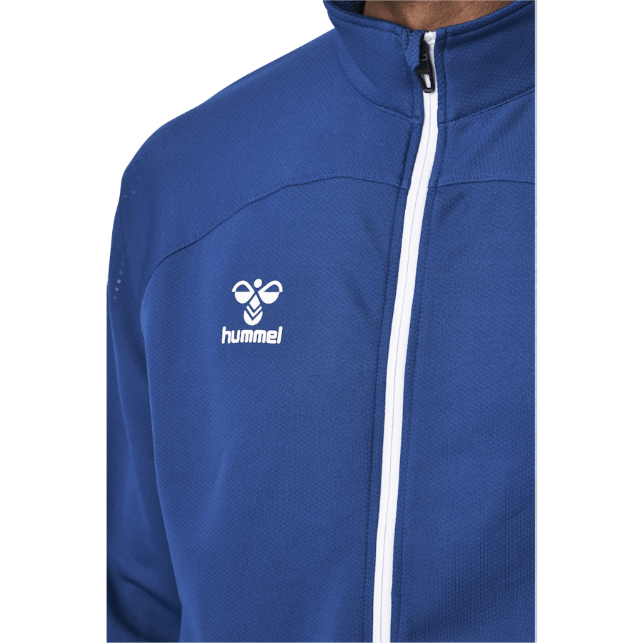 Poly Zip Jacket Blue