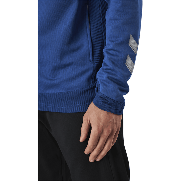 Poly Zip Jacket Blue