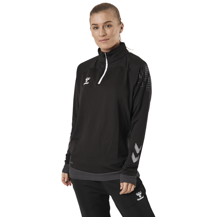 Mezza zip nera